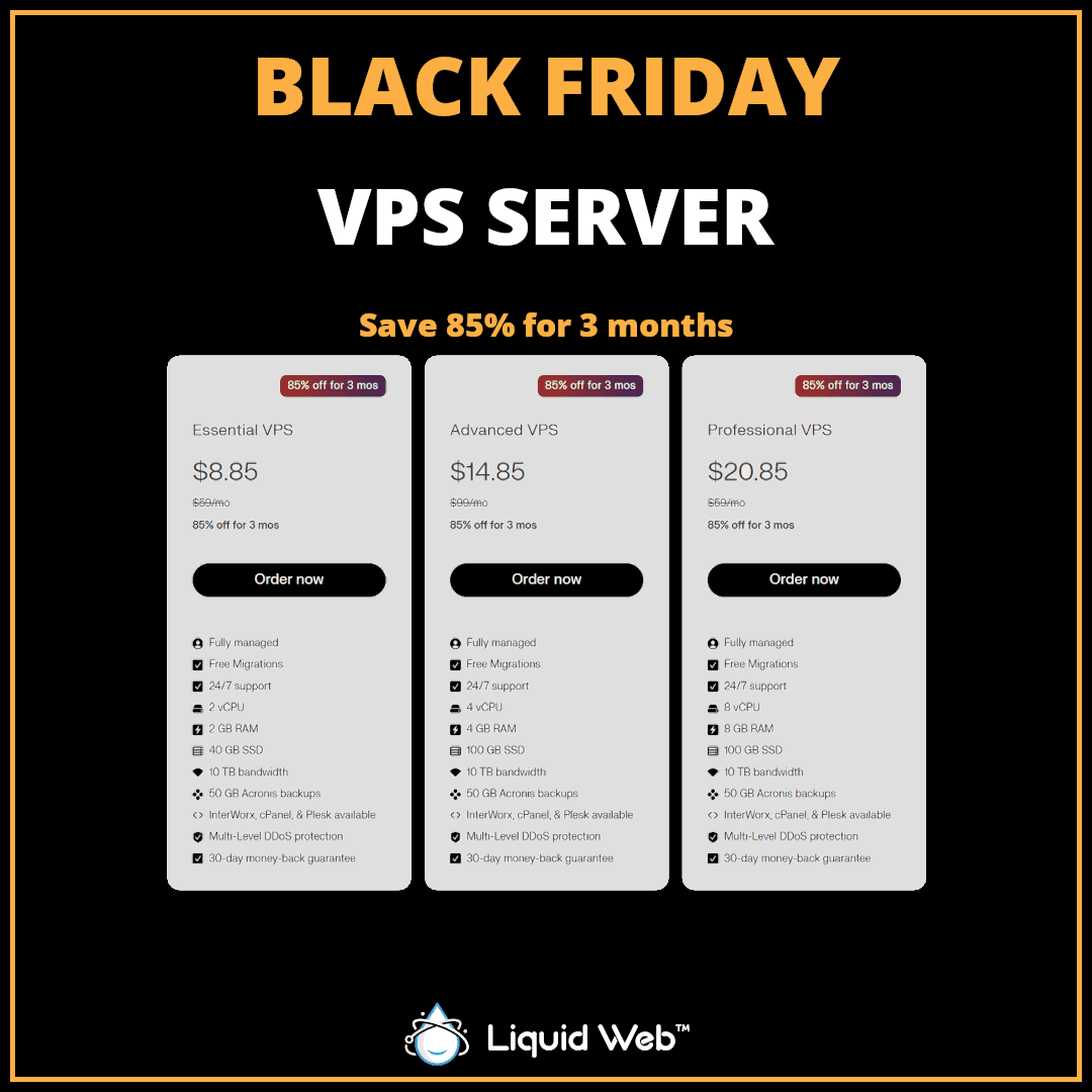 VPS Server Black Friday deal